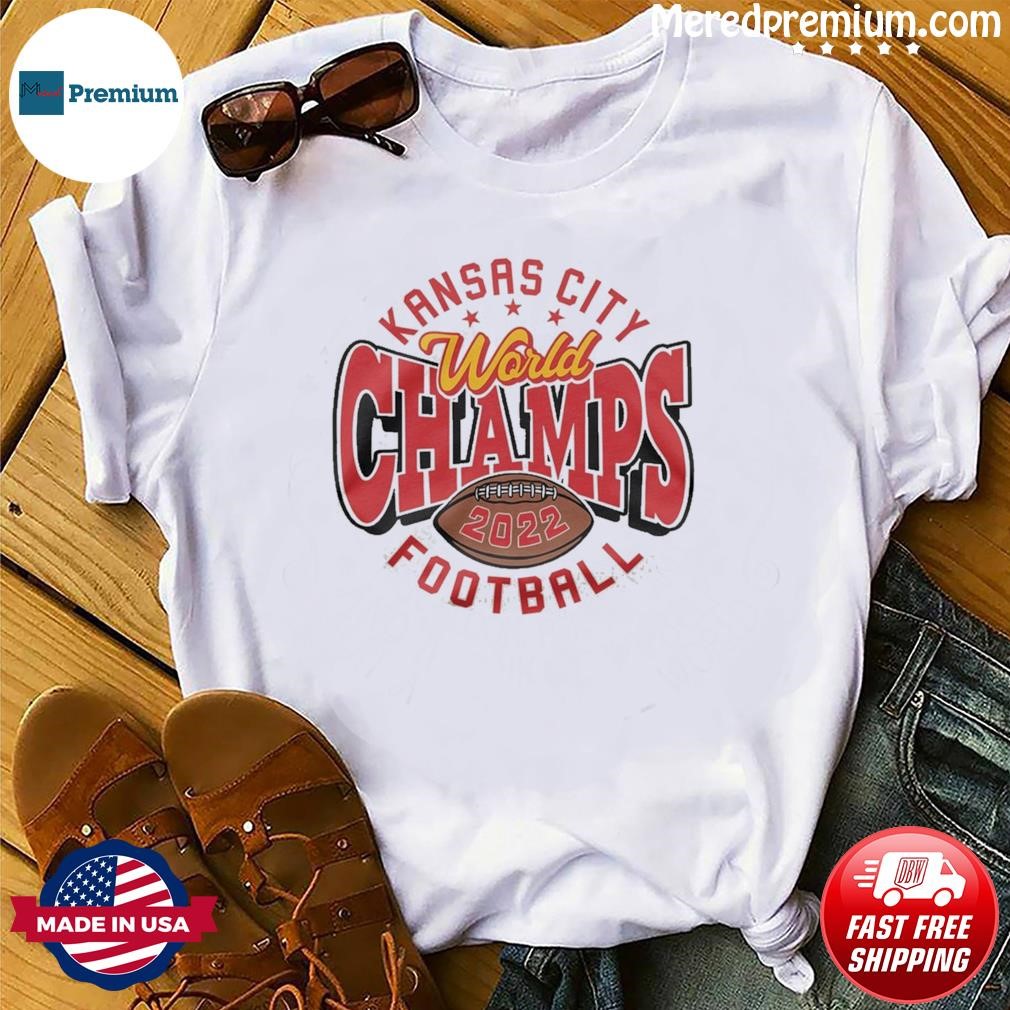 Kansas City Chiefs World Champs 2022 Football Shirt