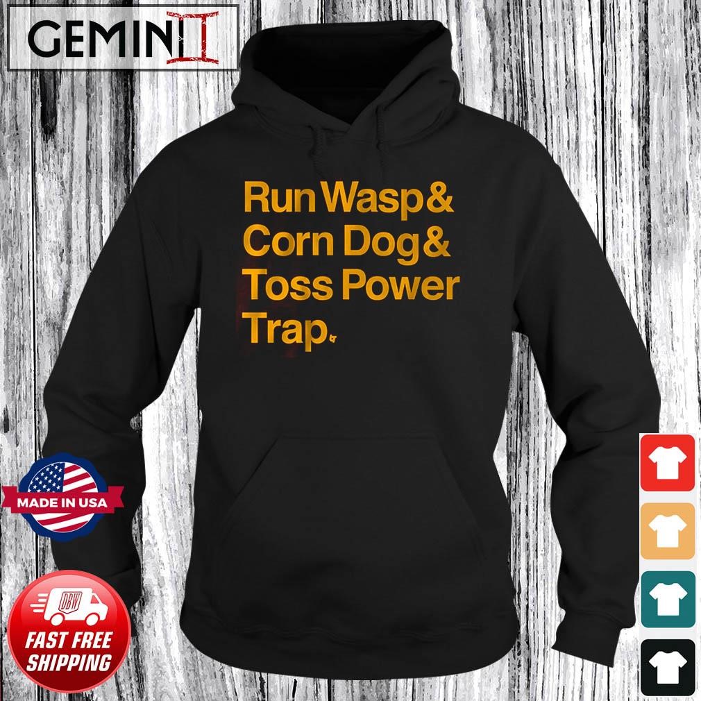 Kansas City Playbook Run Wasp And Corn Dog And Toss Power Trap Shirt,  hoodie, sweater, long sleeve and tank top