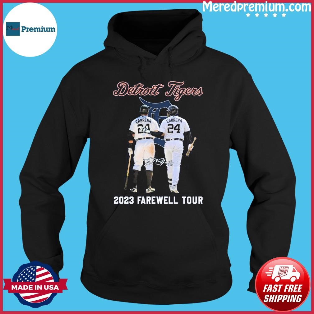 Miguel Cabrera Detroit Tigers 2023 Farewell Tour Signature Shirt, hoodie,  sweater and long sleeve