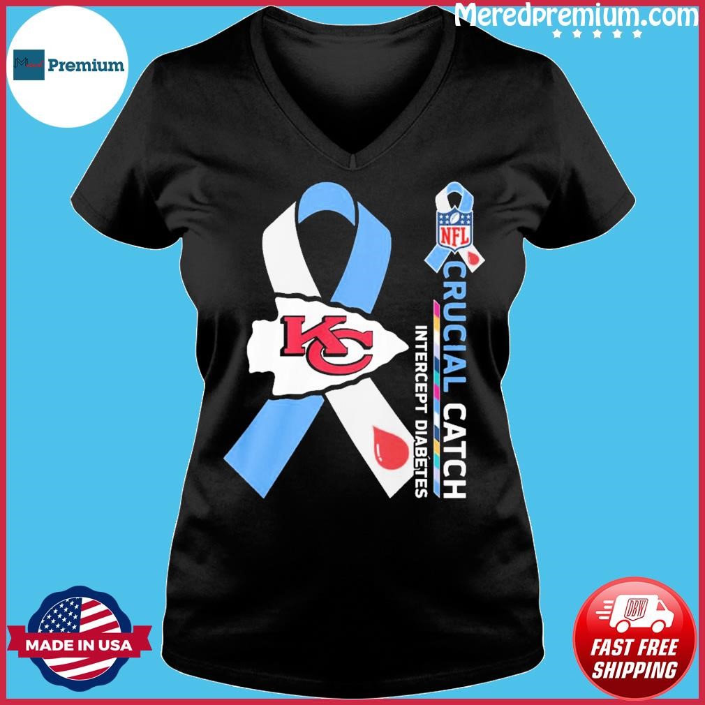 Kansas City Chiefs Crucial Catch Intercept Diabetes 2023 shirt, hoodie,  sweater and long sleeve