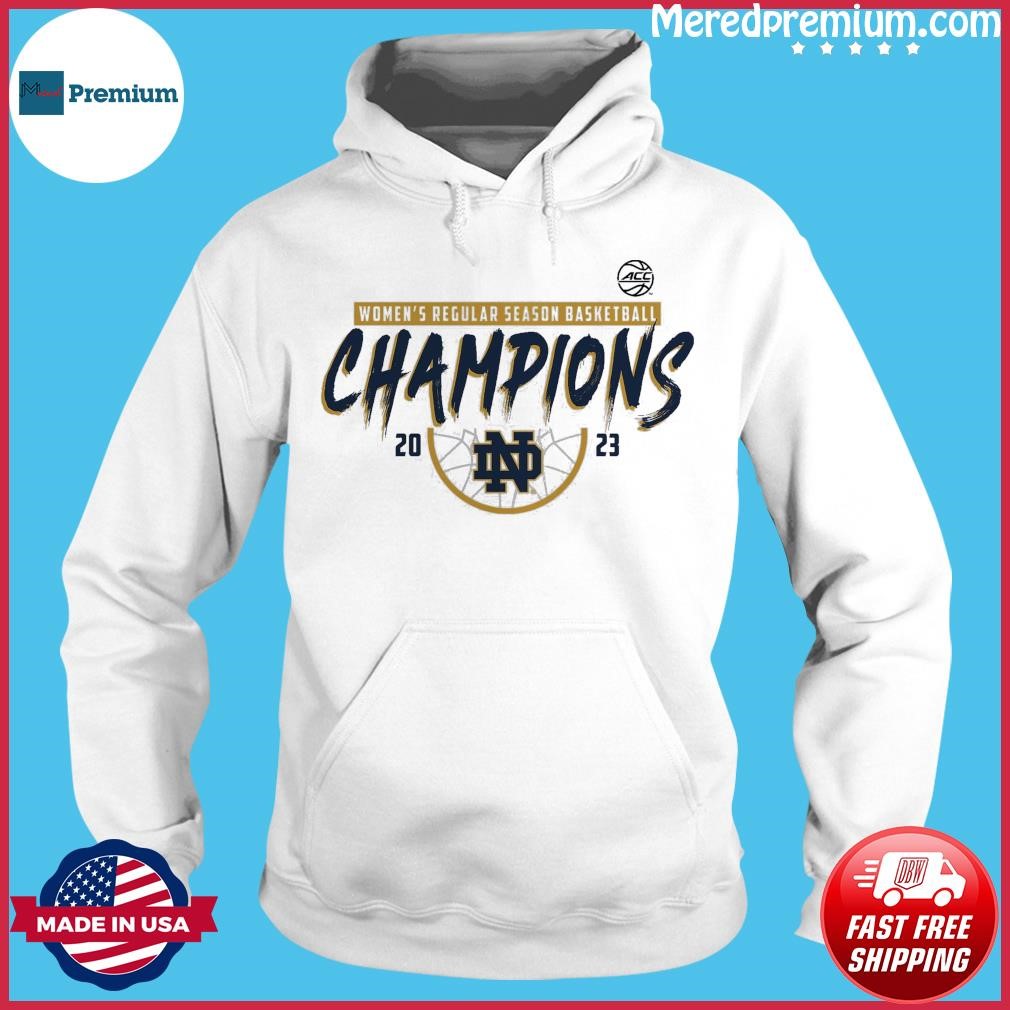 Notre Dame Fighting Irish 2023 ACC Women's Basketball Regular Season Champions Hoodie.jpg