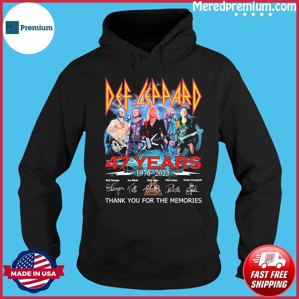 Official Def Leppard 47 Years 1976-2023 Thank You For The Memories Signature Shirt Hoodie.jpg