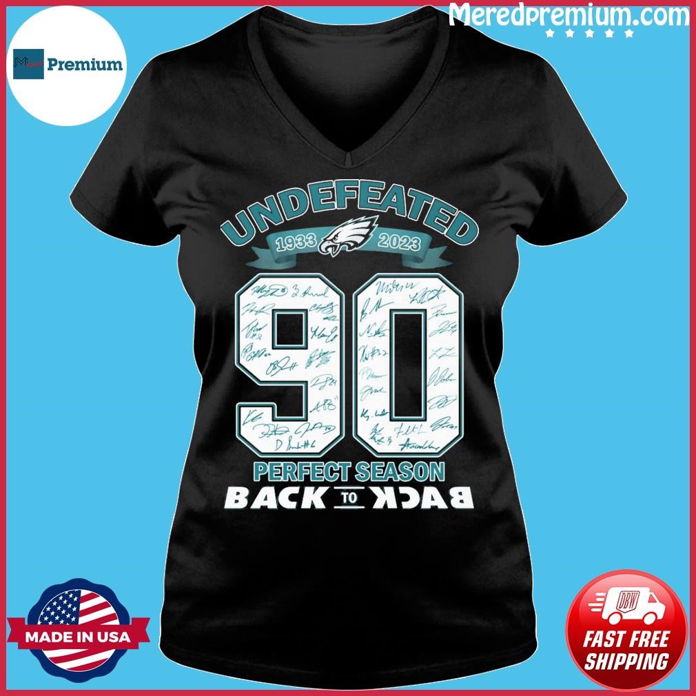 Women's Philadelphia Eagles Fanatics Branded Gray Super Bowl LVII Custom  Name & Number V-Neck T-Shirt