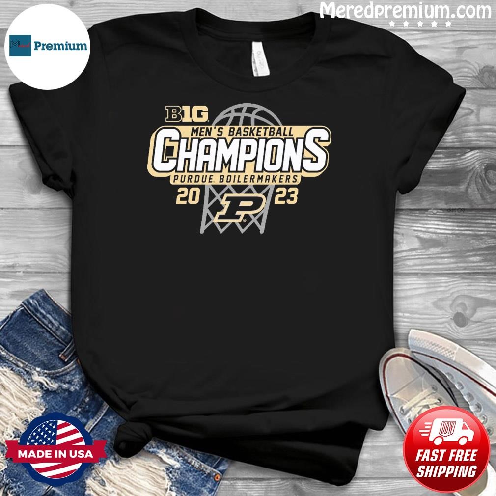 Purdue Champions 2023 Big 10 Conference Men's Basketball shirt