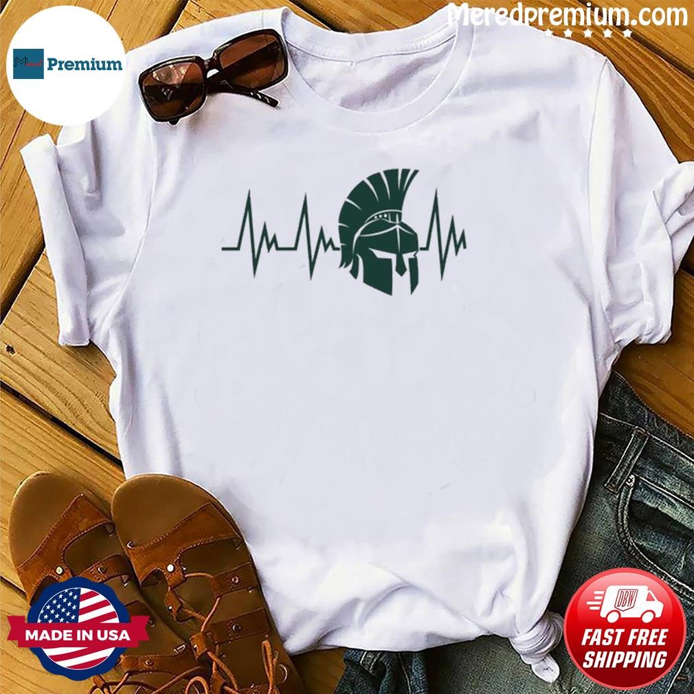 Support Spartan Strong Heartbeat Pulse End Gun Violence Shirt