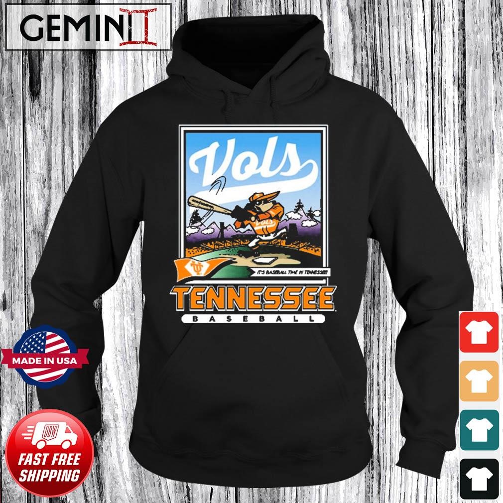 Tennessee Vols Smokey It's Baseball Time In Tennessee Shirt Hoodie.jpg