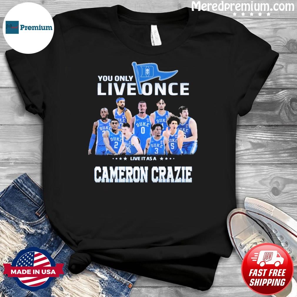 You Only Live Once So Live Life To The Cameron Carize Basketball Shirt