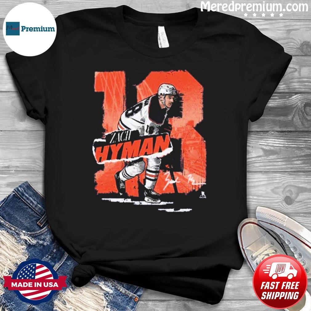 Zach Hyman Edmonton Rough Signature shirt