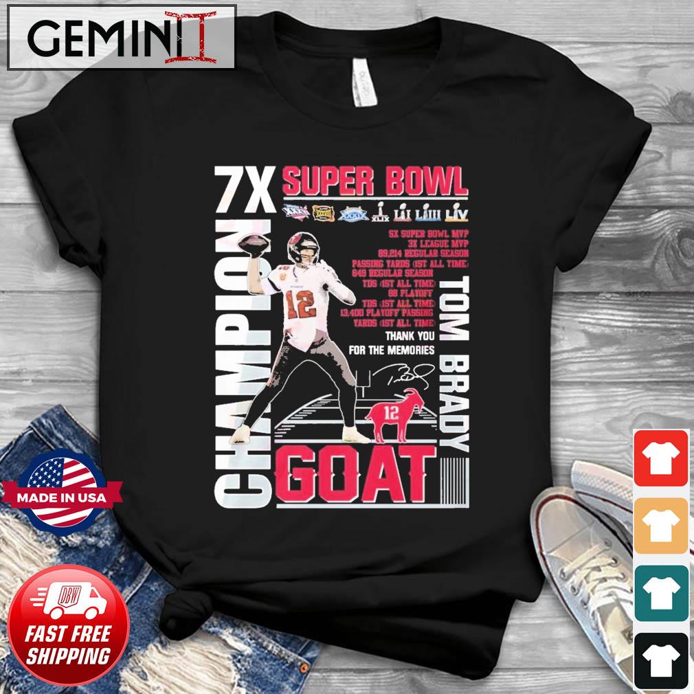 Tom Brady Goat Shirt