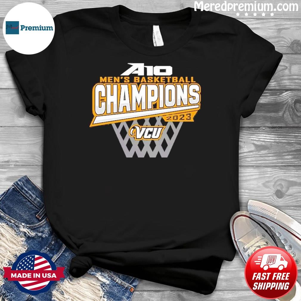 2023 A-10 Men's Basketball Champions VCU Rams Shirt