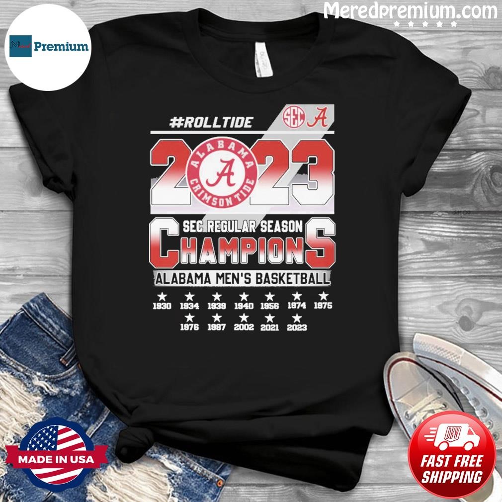 2023 Rolltide Alabama Sec Regular Season Champions Shirt