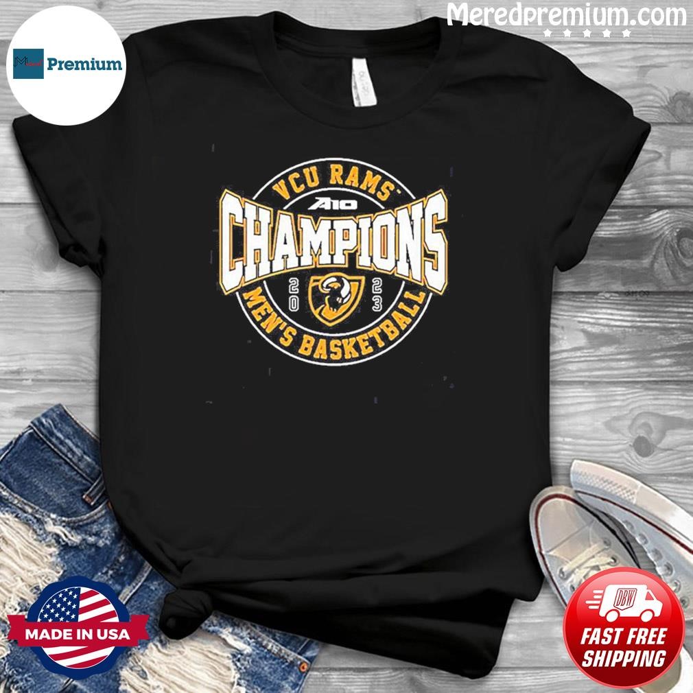 Official Vcu Rams Ncaa Mens Basketball A-10 Champions 2023 Shirt