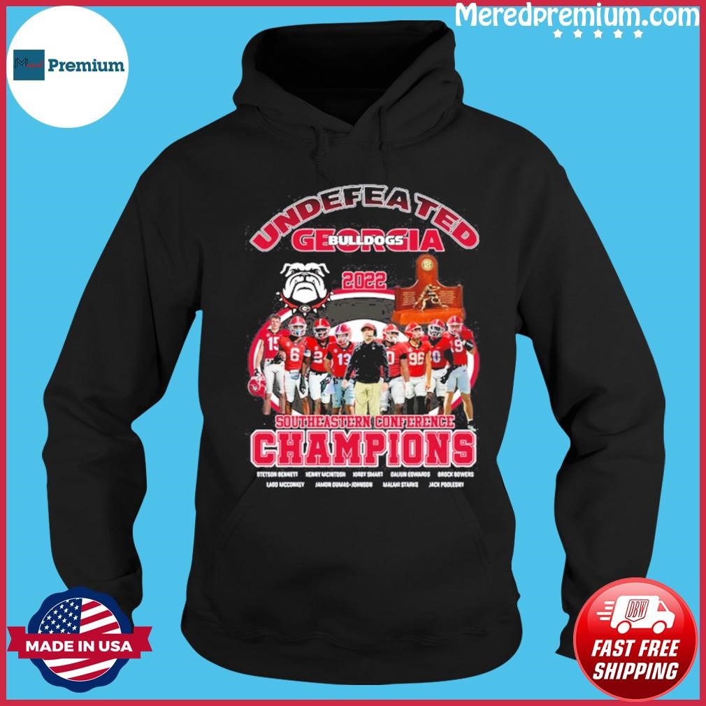 Undefeated Georgia Bulldogs 2022 Southeastern Conference Champions Shirt Hoodie.jpg