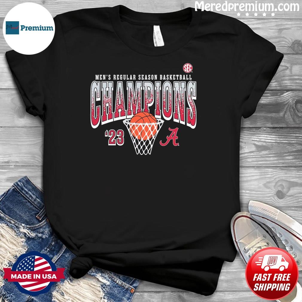 Alabama Men's Basketball 2023 SEC Champions Shirt