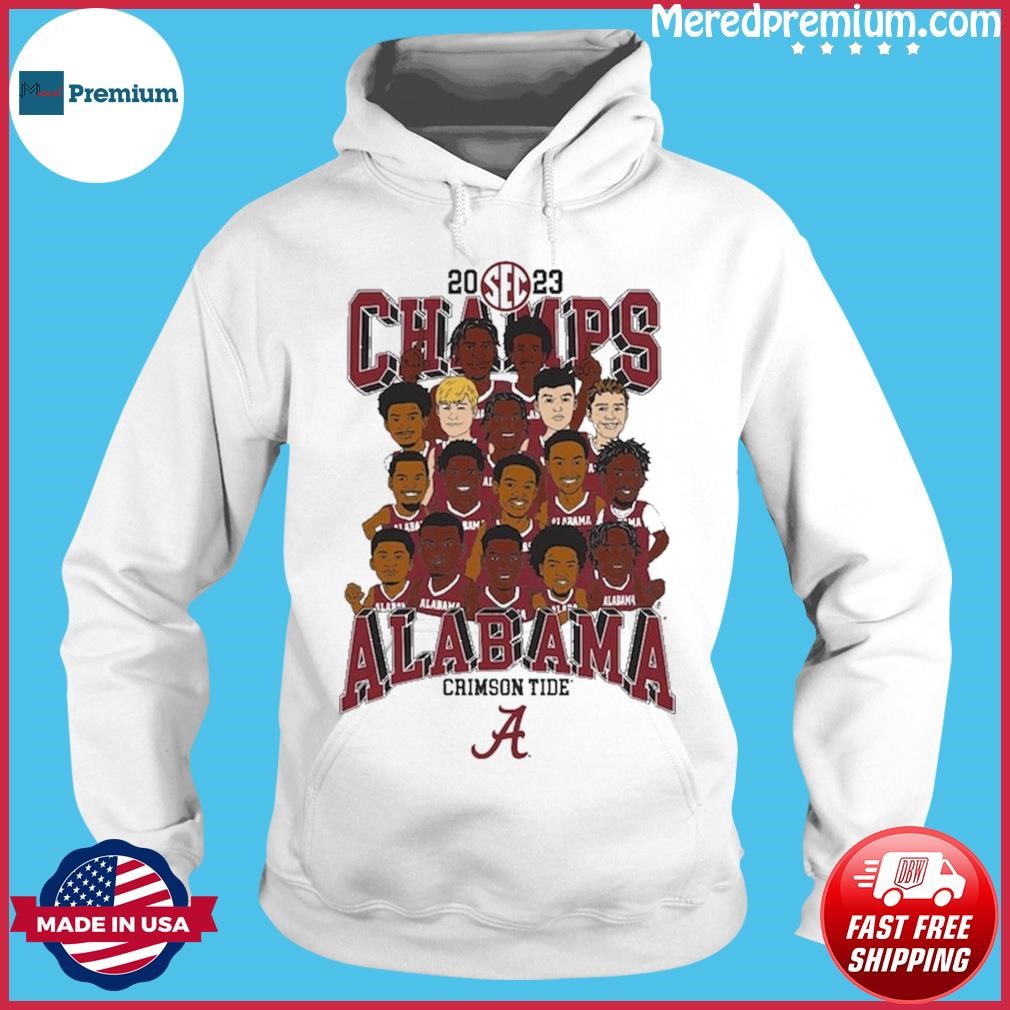 Alabama Team Caricatures 2023 SEC Men's Basketball Regular Season Champions Shirt Hoodie.jpg