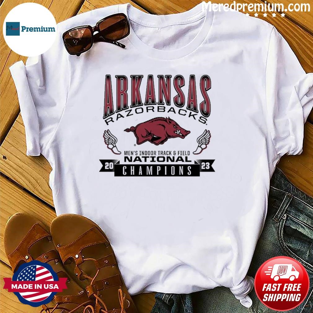 Arkansas National Champions 2023 Men's Indoor Track & Field Shirt