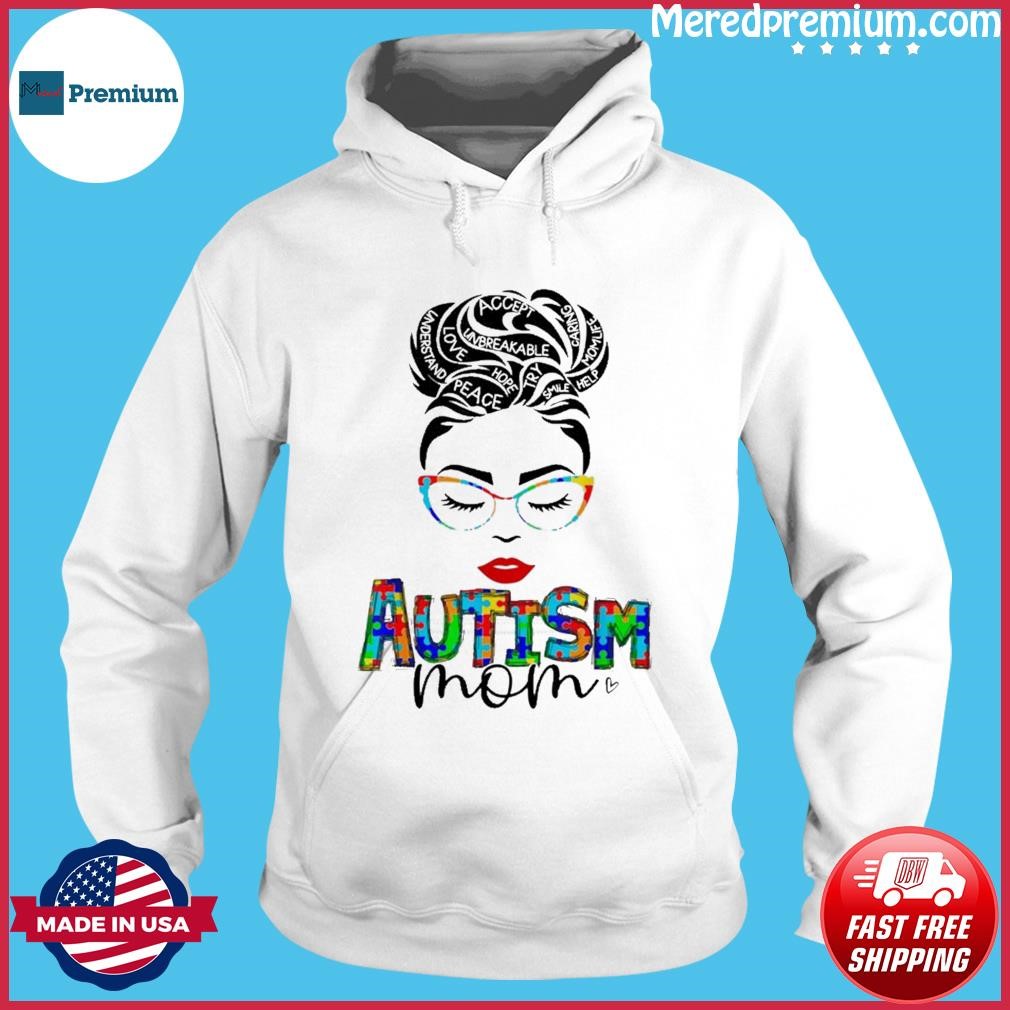 Autism Awareness Strong Mom Afro Mother Shirt Hoodie.jpg