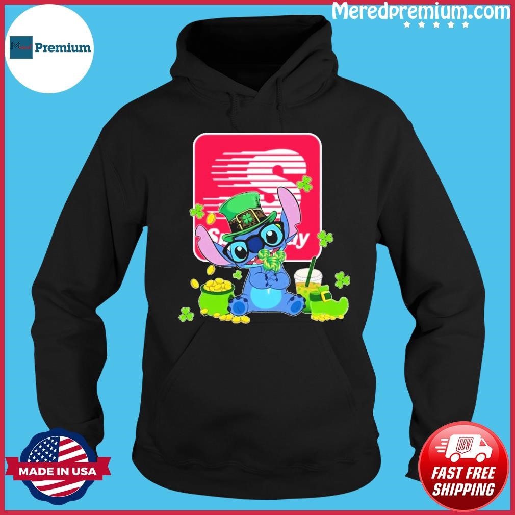 Baby Stitch And Speedway St Patrick's Day Shirt Hoodie.jpg