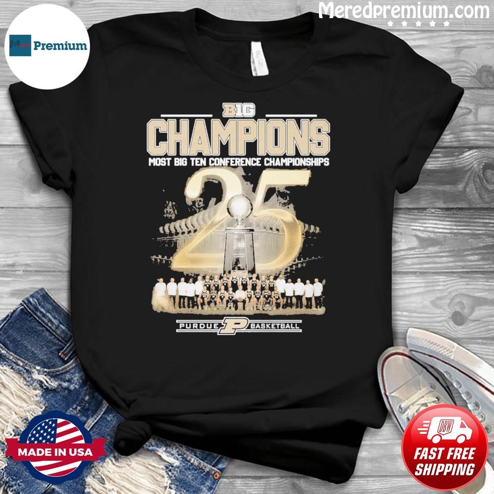 Big Champions Most Big Ten Conference Championships Shirt