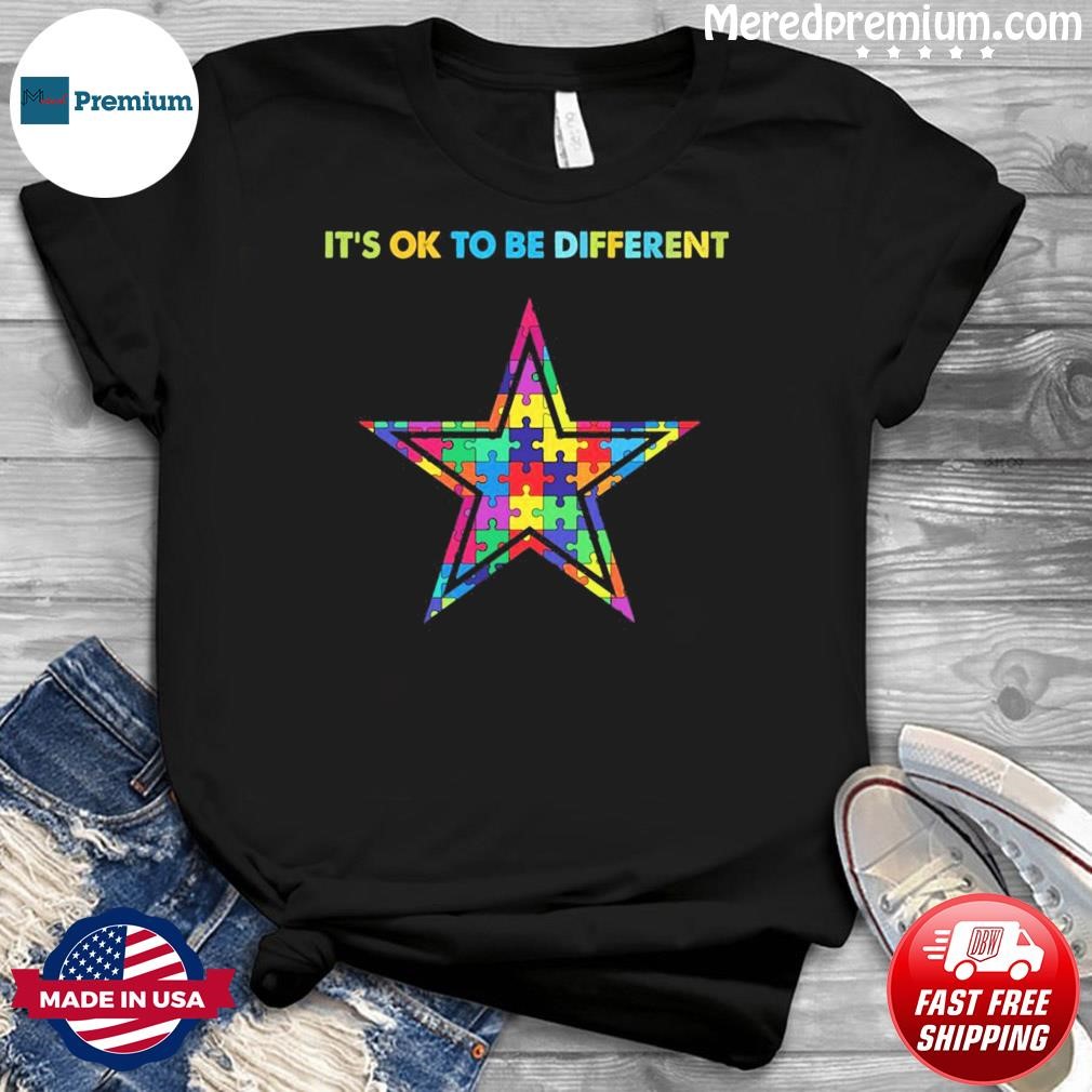 Dallas Cowboys It's Ok To Be Different Autism Awareness Shirt
