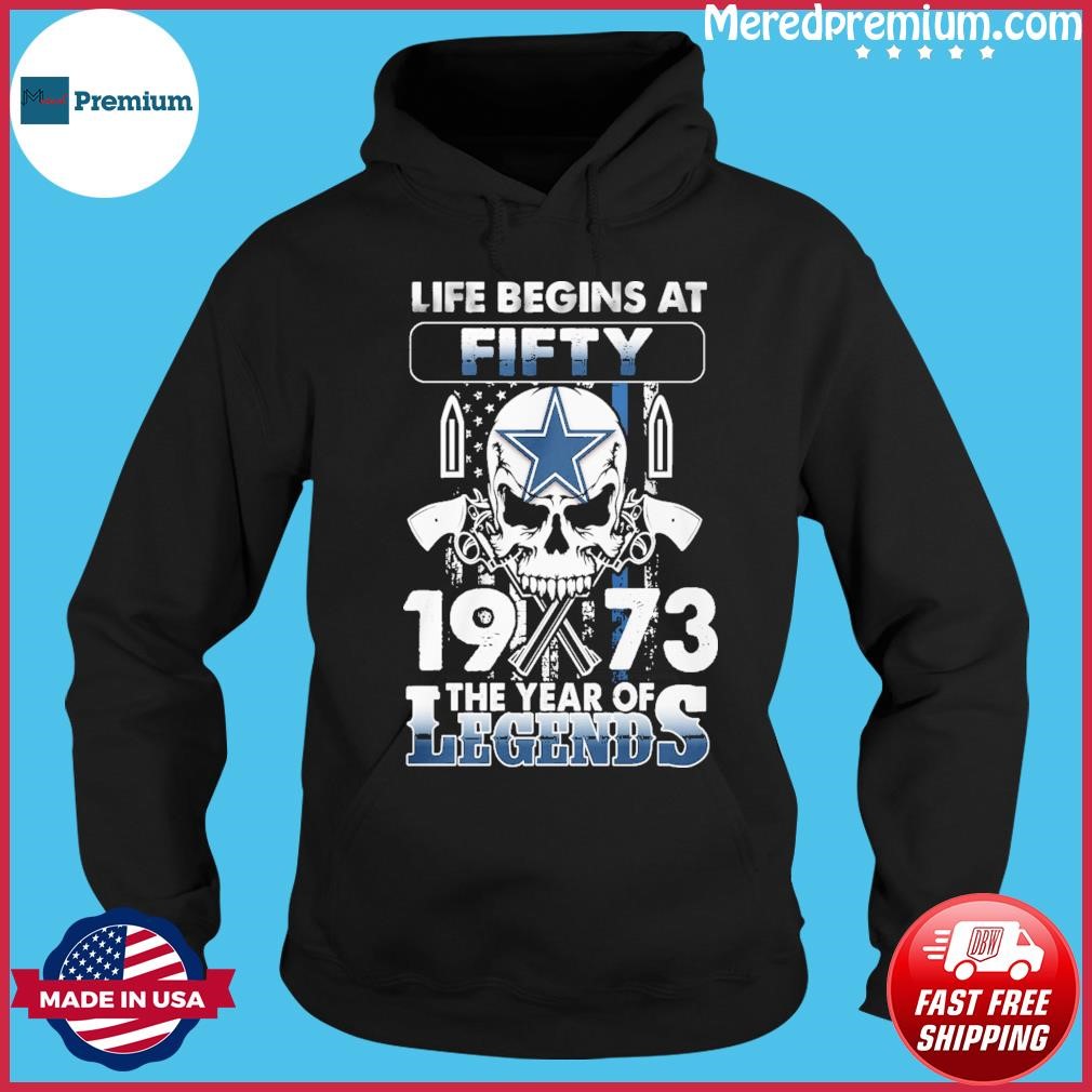 Dallas Cowboys Life Begins At Fifty 1973 The Year Of Legends American Flag Vintage Shirt Hoodie.jpg