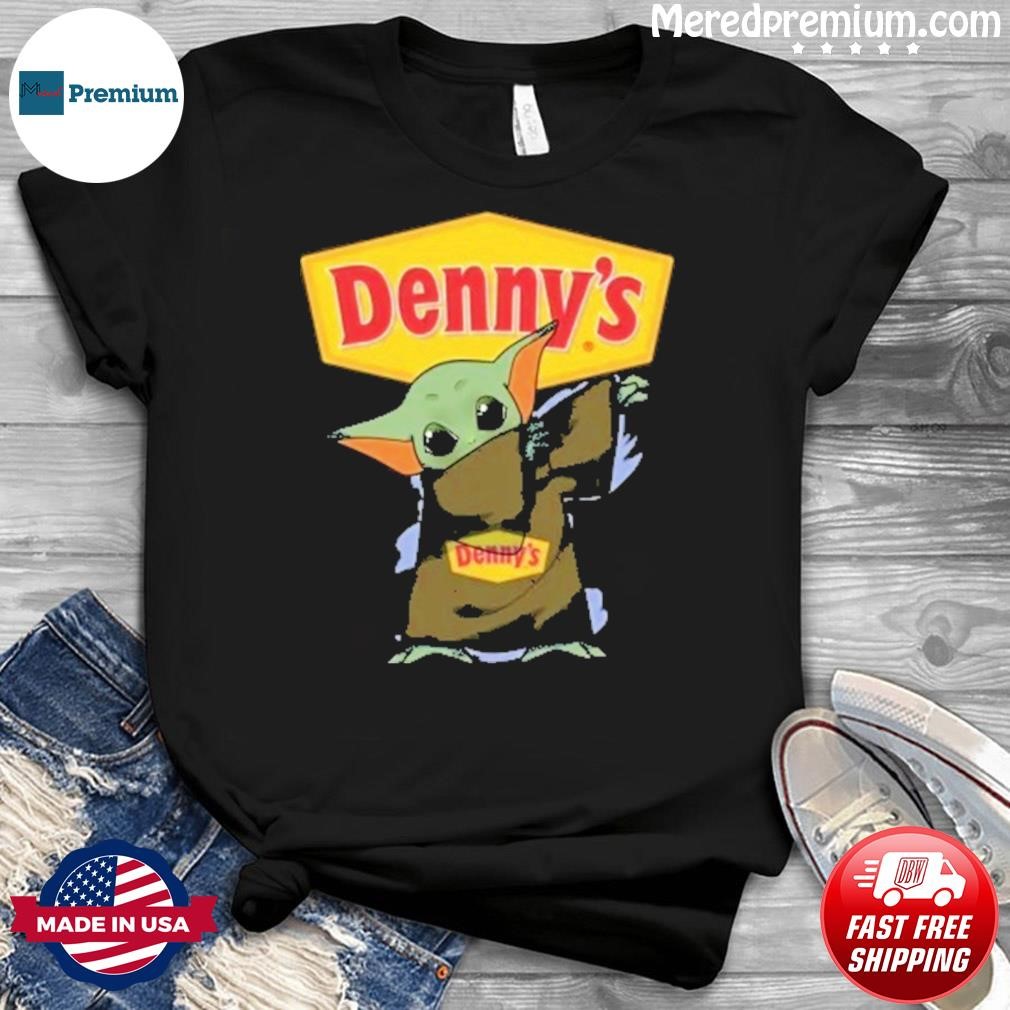 Denny's Logo Baby Yoda Shirt