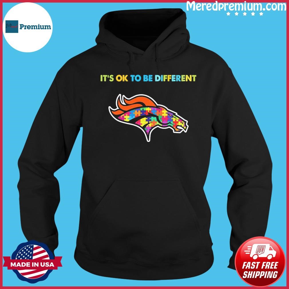 Denver Broncos It's Ok To Be Different Autism Awareness Shirt Hoodie.jpg