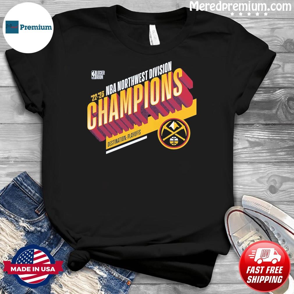 Denver Nuggets 2023 Northwest Division Champions Locker Room T-Shirt