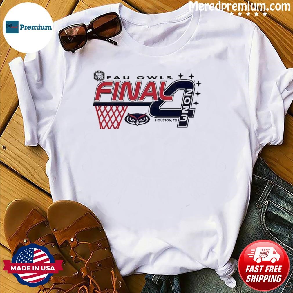 FAU Owls Women's 2023 NCAA Men's Basketball Tournament March Madness Final Four Oversized Long Sleeve T-Shirt