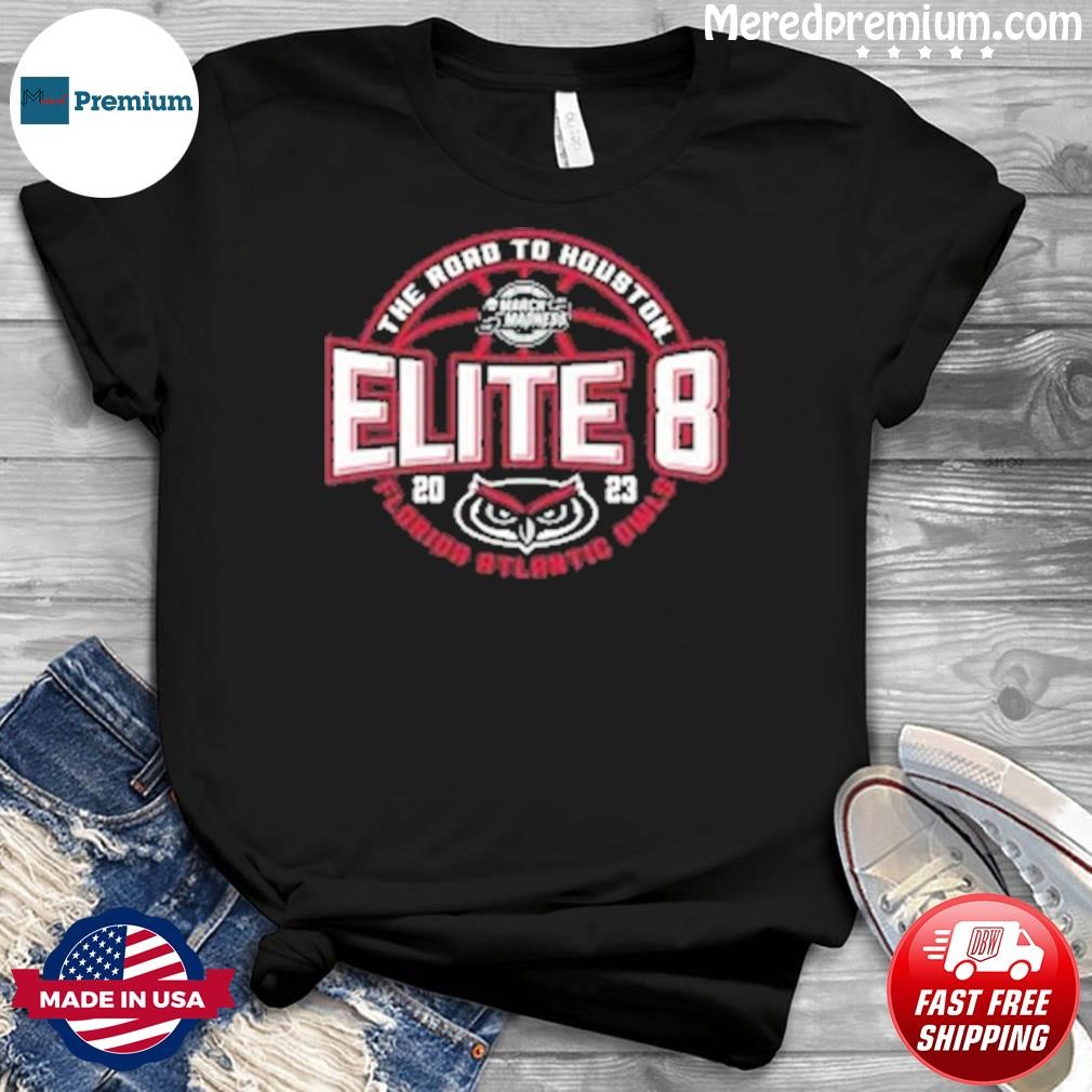 Florida Atlantic Owls Ncaa Bookstore 2023 Elite Eight Shirt