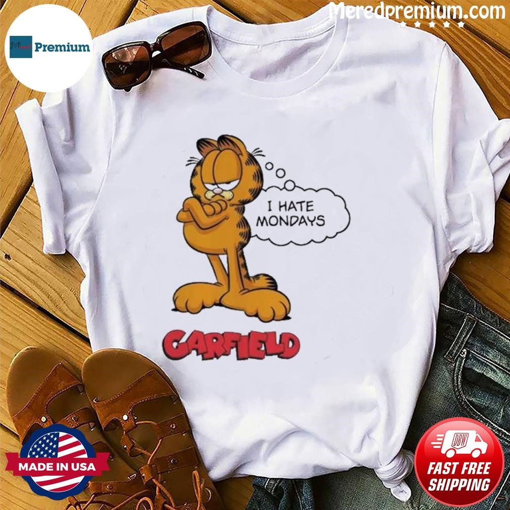 Garfield I Dont Hate Mondays Comfort Colors Shirt