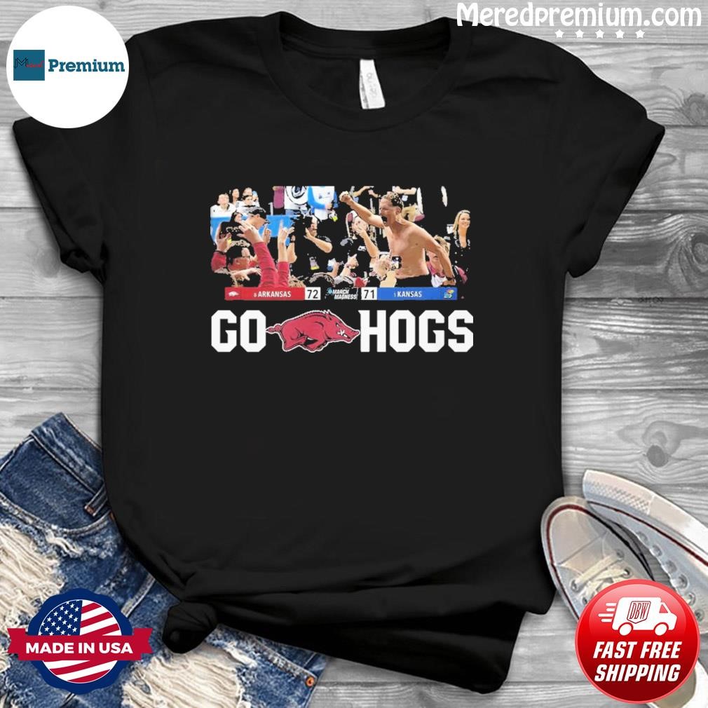 Go Hogs Arkansas March Madness Kansas Shirt