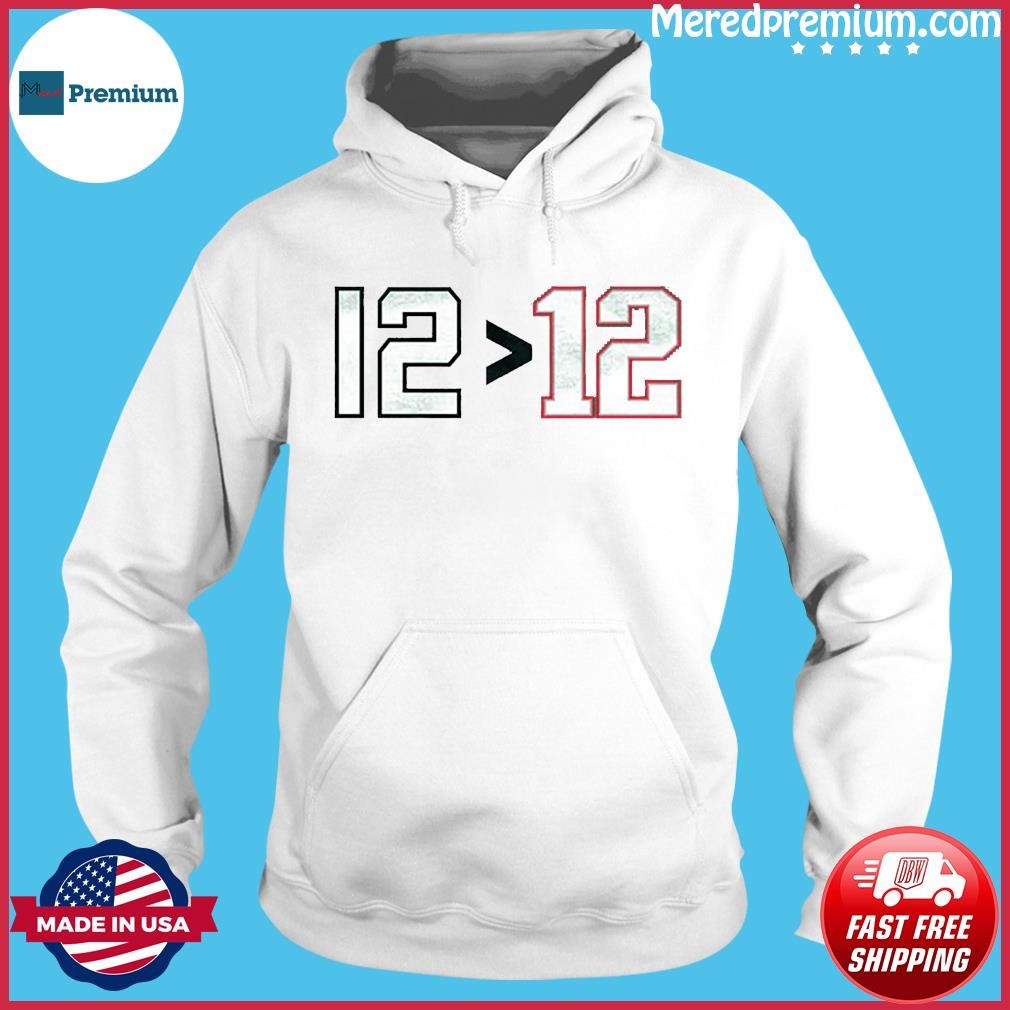 Greater Than 12 Aaron Rodgers Shirt, hoodie, sweater, long sleeve