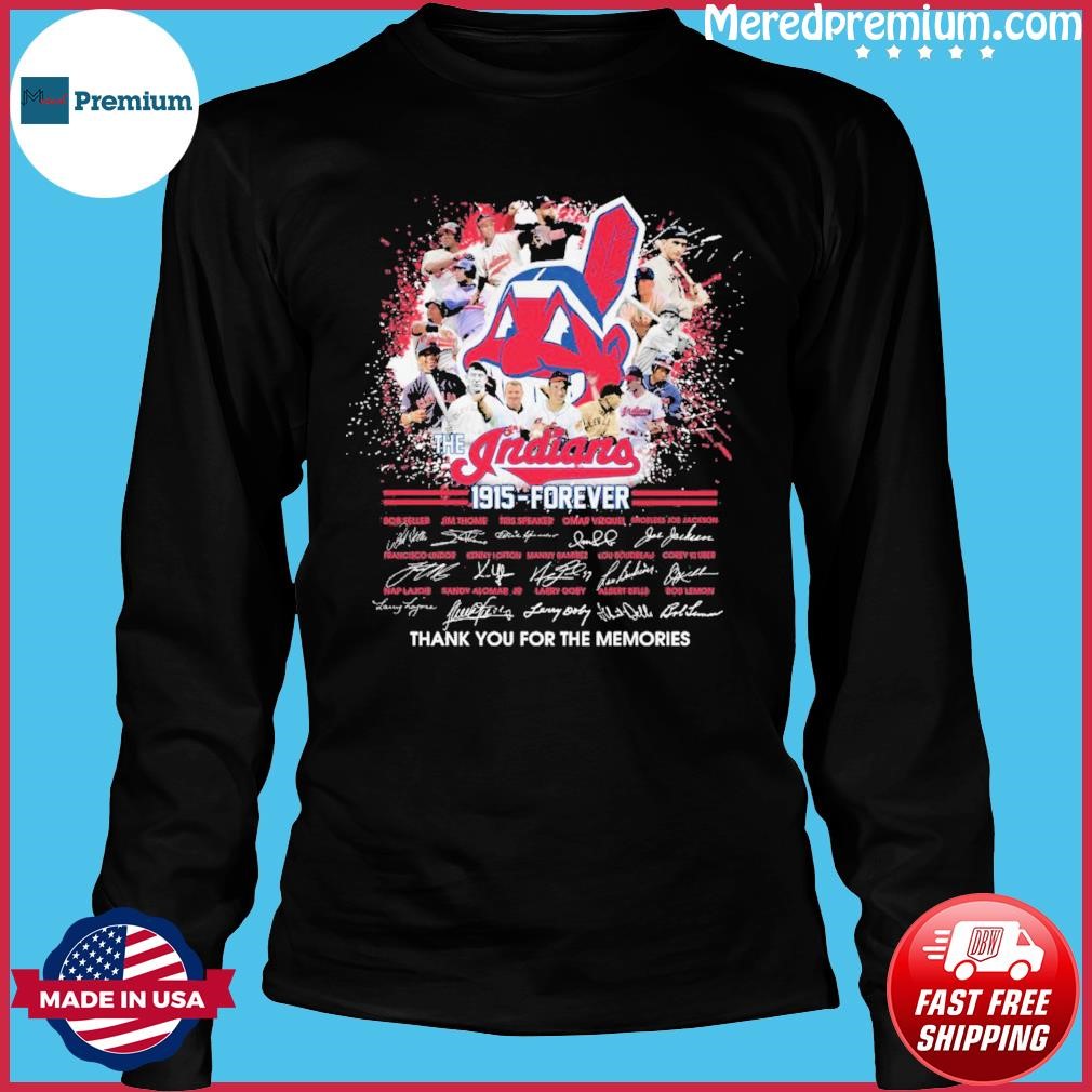 Indians 1915- Forever Signature Thank You For The Memories Shirt