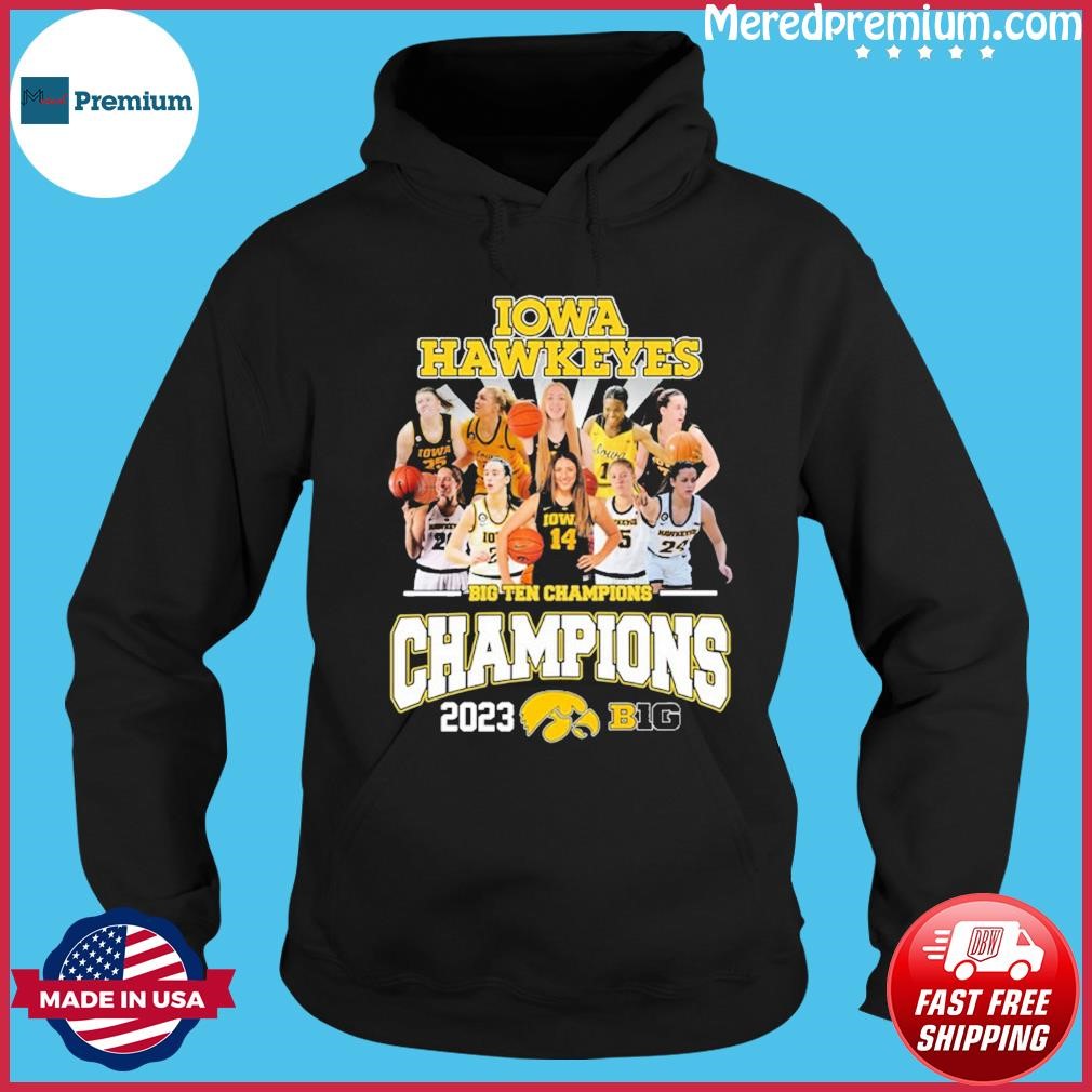 Iowa Hawkeyes Team Big Ten Champions 2023 Shirt Hoodie.jpg