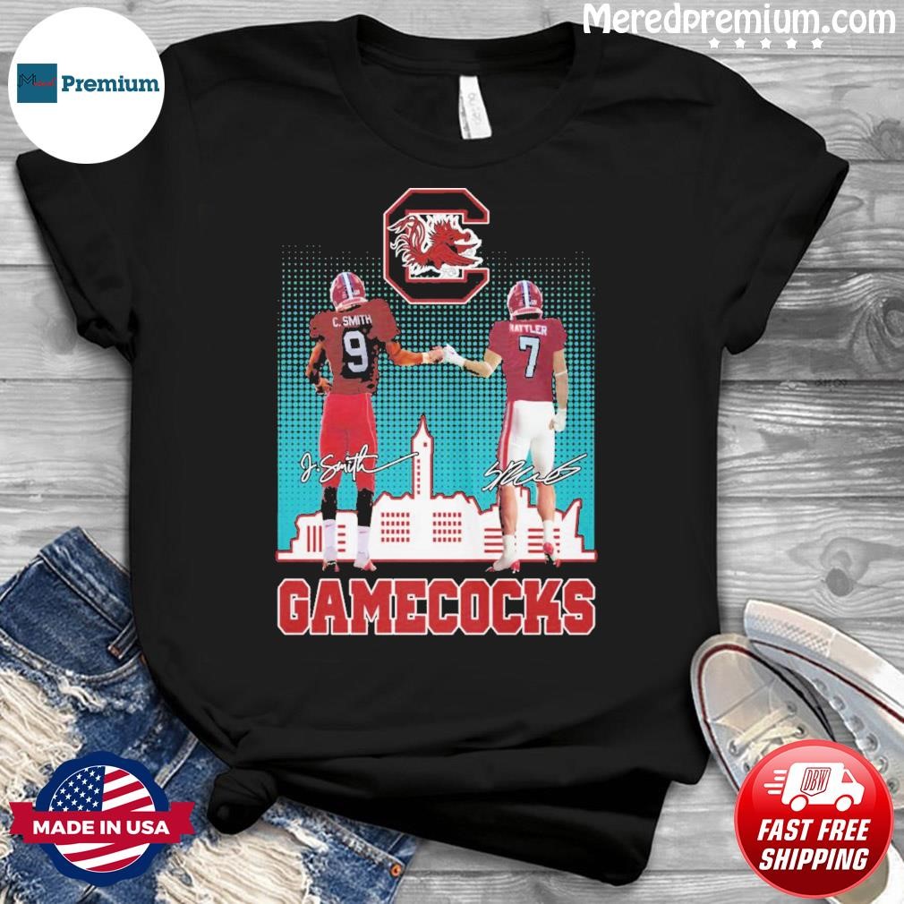 Official Gamecock C.Smith And Rattler Signature City Skyline Shirt