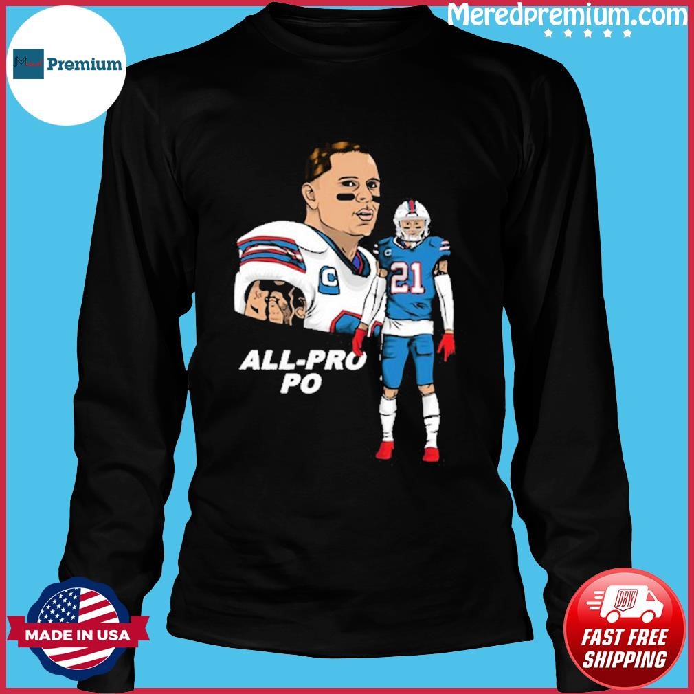 Jordan Poyer All Pro Po Shirt - Lentaze