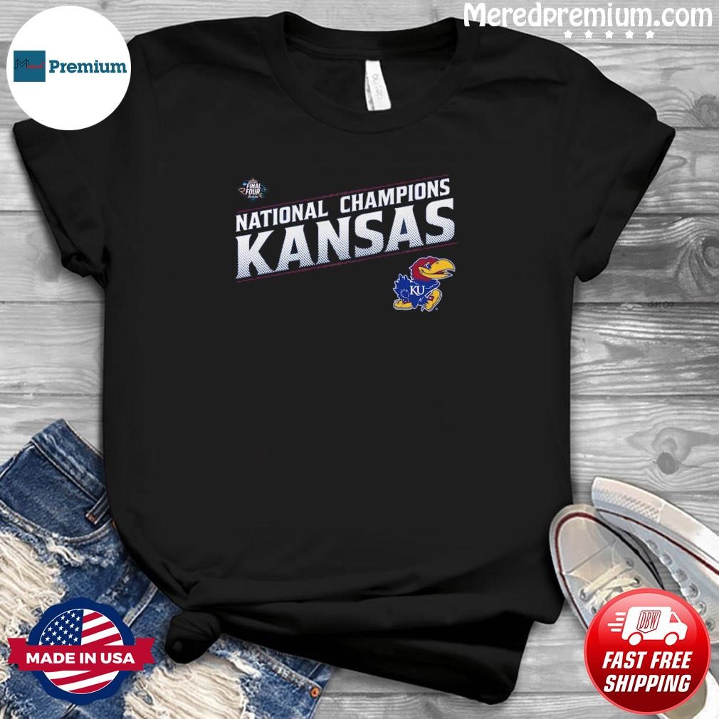 Kansas Jayhawks Toddler 2022 NCAA Men's Basketball National Champions Bracket Shirt
