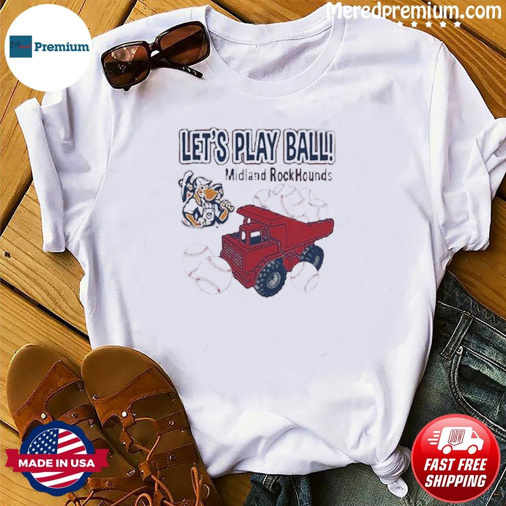 Let’s Play Ball Midland Rockhounds Toddler Trucks Shirt