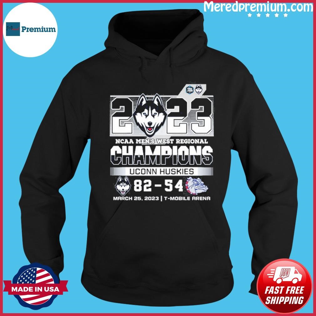 Uconn Huskies 2023 Ncaa Men's West Regional Champions Shirt Hoodie.jpg