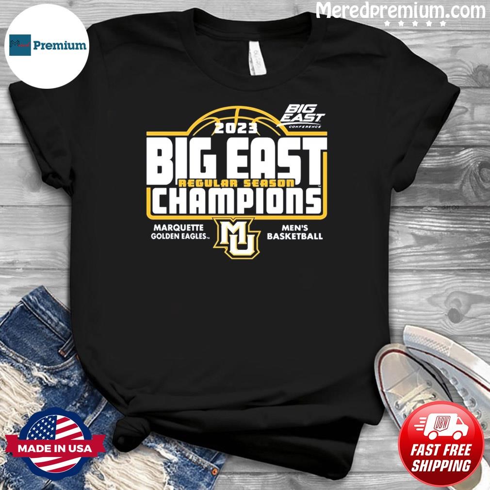 Marquette Men's Basketball 2023 Big East Regular Season Champions Shirt