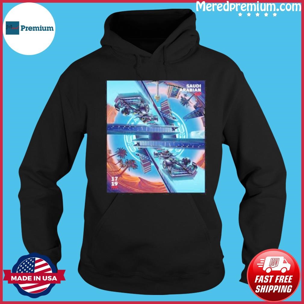 Mercedes-AMG PETRONAS F1 Team In Saudi Arabian GP At Jeddah Corniche Circuit Vintage Hoodie.jpg