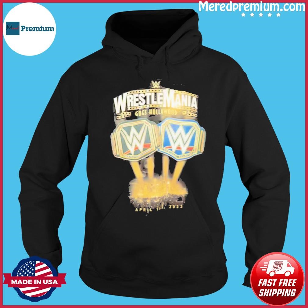Mitchell & Ness Black WWE WrestleMania 39 Shirt Hoodie.jpg