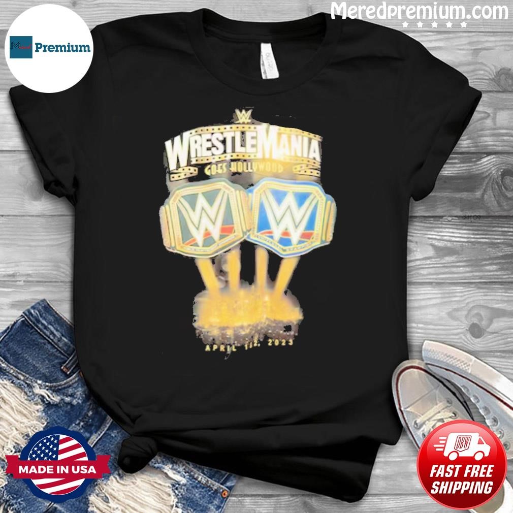 Mitchell & Ness Black WWE WrestleMania 39 Shirt