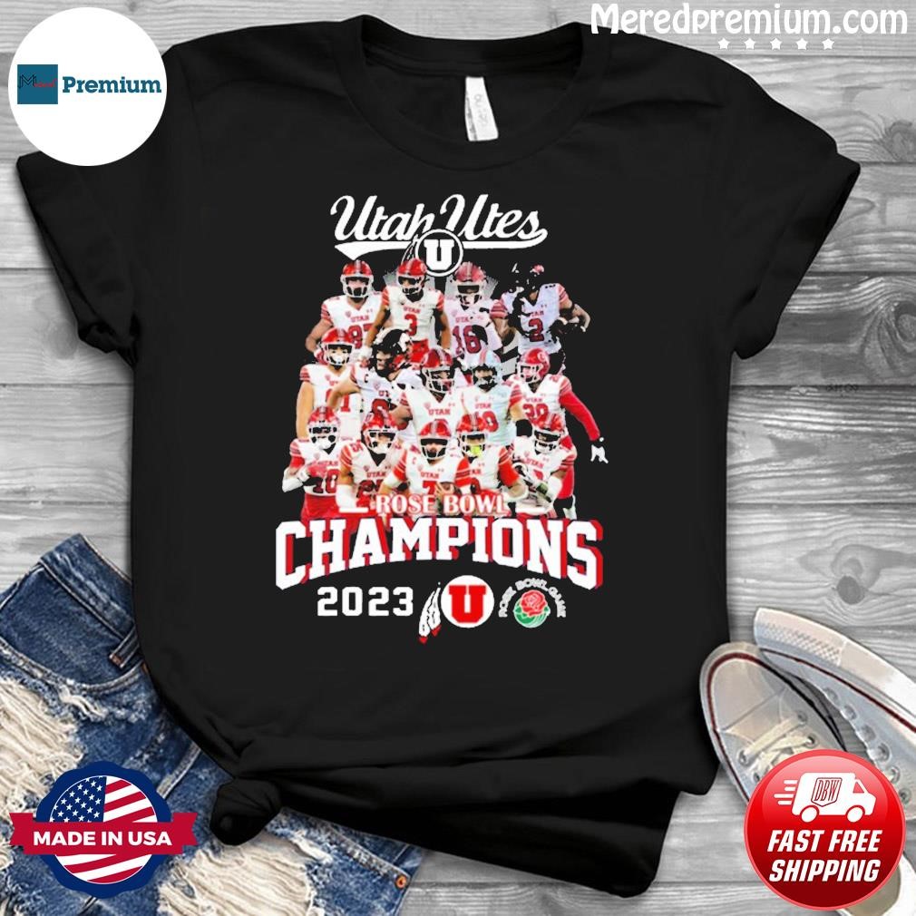 Official Utah Utes Rose Bowl Champions 2023 Team Shirt