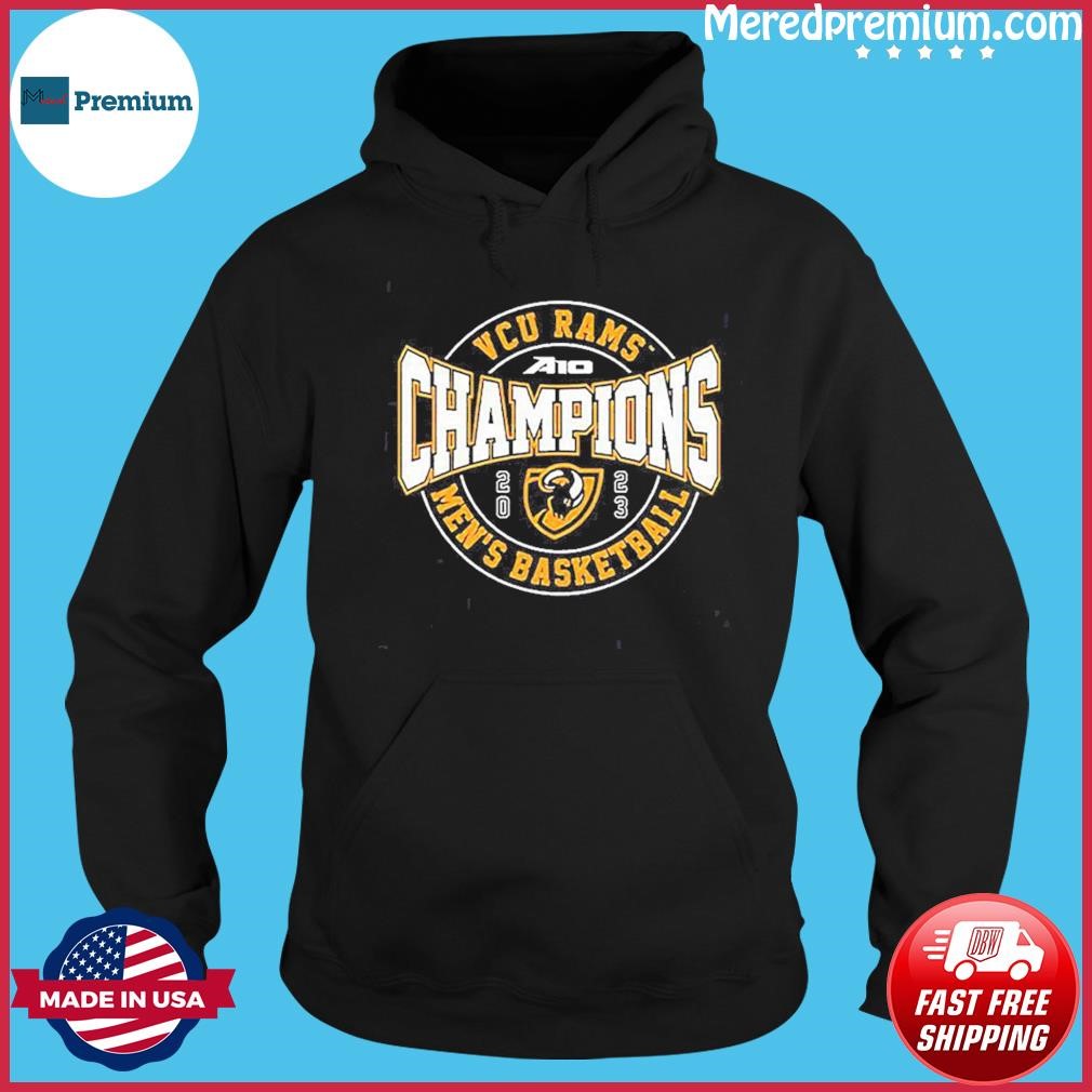 Official Vcu Rams Ncaa Mens Basketball A-10 Champions 2023 Shirt Hoodie.jpg