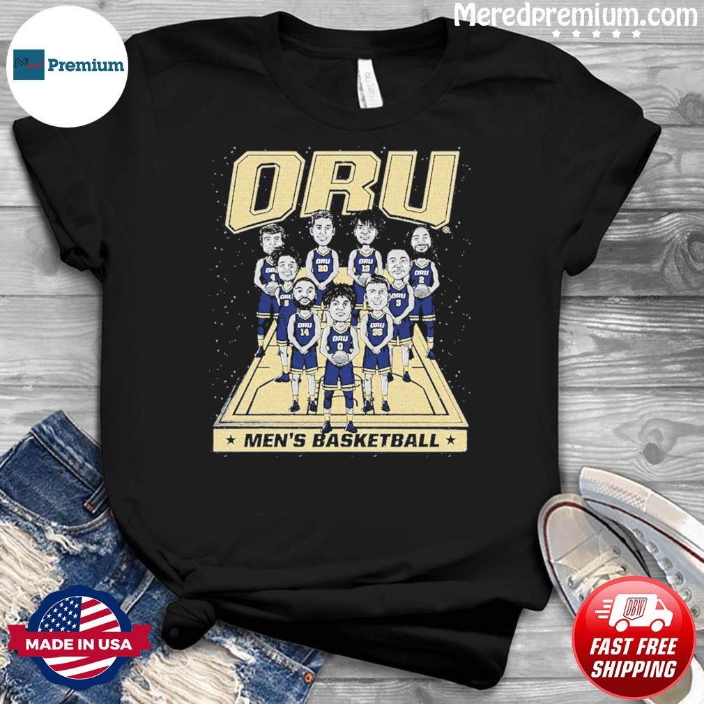 Oral Roberts NCAA Men's Basketball Team Caricatures Shirt