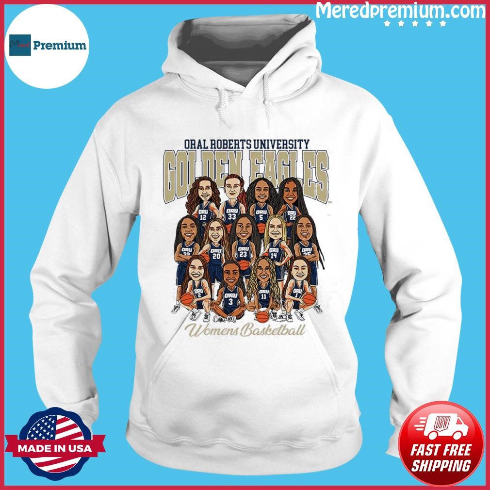 Oral Roberts NCAA Women's Basketball Team Caricatures Shirt Hoodie.jpg