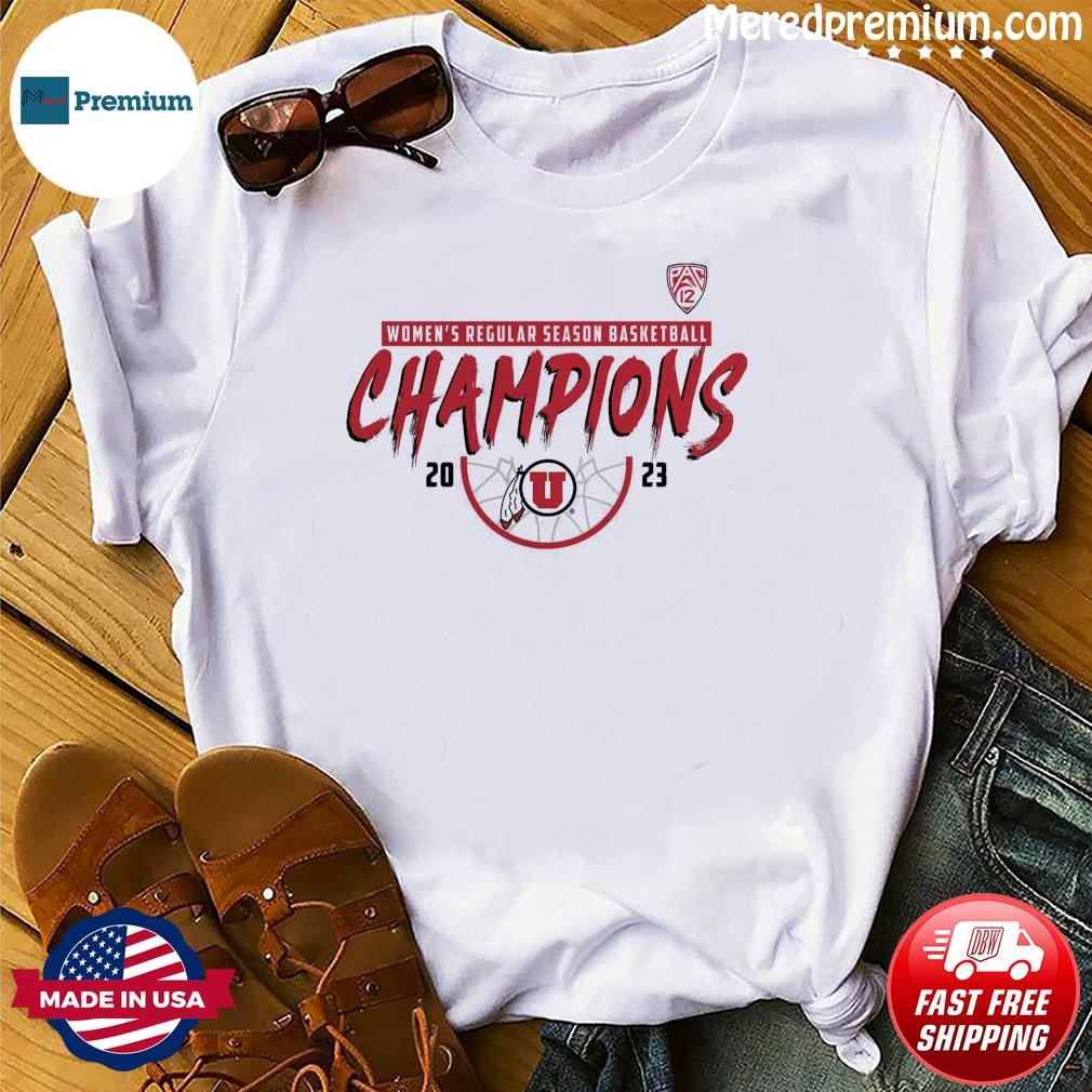 PAC-12 Women's Regular Season Basketball Champions 2023 Utah Utes Shirt