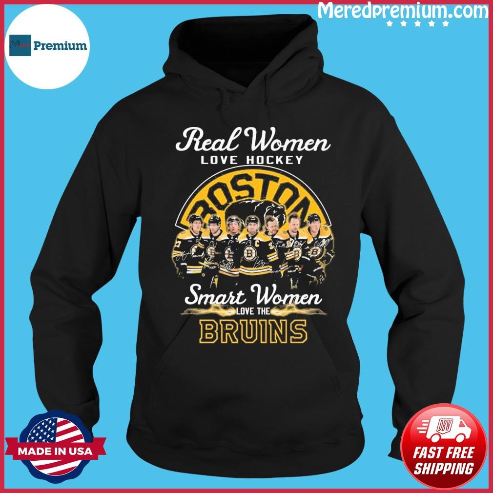 Real Women Love Hockey Smart Women Love The Boston Bruins 2023 Signatures Shirt Hoodie.jpg